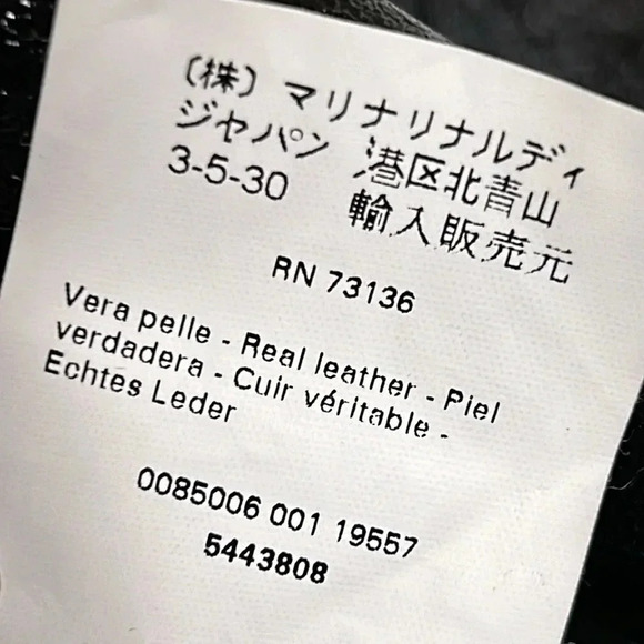 Y2K Marina Rinaldi  vtg coat,women M/L  PTP 21”. Lightweight,tag says leather - Picture 16 of 17